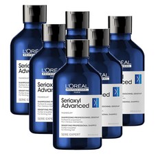 로레알 세리옥실 어드밴스 샴푸 얇은모용 L'Oreal Serioxyl Advanced Shampoo, 6개, 300ml