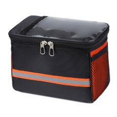 自行車車首包 觸控手機袋 騎行收納包, 橘色, 1個