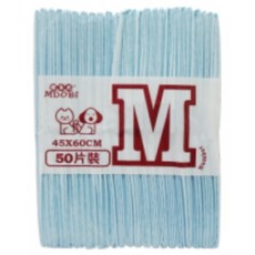 MDOBI摩多比寵物用尿布 快吸. 消臭. 不滲漏 寵物好康, 1個, M號 45*60cm (50枚), M號 45*60cm, 50枚