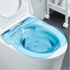 셀프 대야 리본 가정용 좌욕기 온수좌욕 욕실 온수 간편한 커버 변기위 리본대야, 본상품