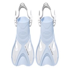 위베런 오리발 아쿠아 숏핀 수영 스노쿨링 장비, 스카이블루