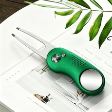골프 캐디 라운딩 원터치 접이식 그린 디봇 수리기, 1개, 초록색 green