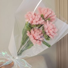 [자체동영상 제공] 헬로우하비 어버이날 모루꽃 꽃다발 만들기 DIY키트, 1세트, 카네이션 핑크