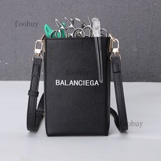 台灣出貨 美髮剪刀包 髮型師剪刀包斜挎網紅美髮理髮師 工具包 寵物美容抖音熱銷剪刀子包, 小方包黑色, 1個