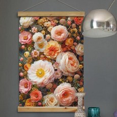 ad596-우드스크롤_60CmX90Cm-플라워풀세팅, 상세 설명 참조