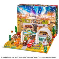 Takara Tomy Cars Tomica 2025 汽車總動員 聖誕日曆, 1個, 紅