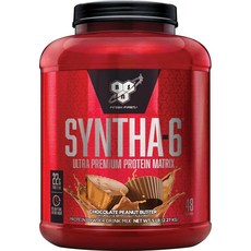 Bsn 畢斯恩 Syntha-6 蛋白粉沖泡飲品 蛋白質補充劑, 2270g, 巧克力花生醬