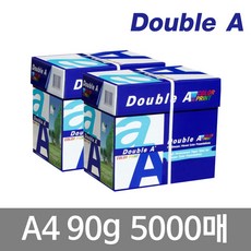 [더블에이] A4 복사용지(A4용지) 90g 2500매 1BOX, 2
