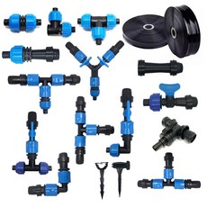 OT(원터치)분수호스 부속 4CM용 관수자재 분수호스 물호스부속, 16) 분수호스 고정구, 1개