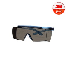 3M 시큐어핏 3700 OTG 시리즈 보안경 안경 겸 착용 안티스크래치, 1개, 회색