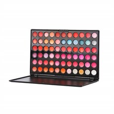 뷰티 메이크업 립스틱 립글로스 화장품 세트 66 가지 색상 팜므 모이스처라이저 쉬머 팔레트, 66 color, 1개