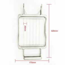 치즈 슬라이서 채칼 커터기 식빵 절단 본체포함 버터 계란 두부, 1개, B. 20mm 싱글 블레이드