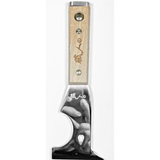 職人 多功能不鏽鋼鏡面刮刀鏟刀，拔鐵釘開瓶多用途，可敲擊加強刮除, 1個