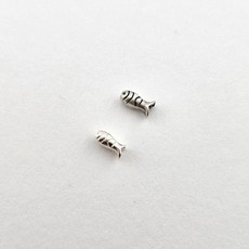 비즈팡 [SVP-01-01]순은펜던트 실버925 행운 미니물고기 통과형