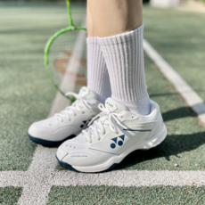 요넥스 PWCB 파워쿠션 남성 여성 배드민턴화 운동화 인도어화 스쿼시화 신발 화이트 네이비