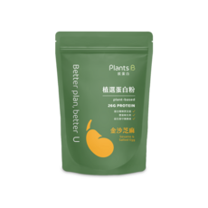 PlantsB彼蛋白 植選蛋白粉【金沙芝麻】500克 (奶素) 植物蛋白 蛋白質 健身補給, 500g, 1個