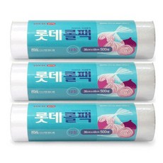 롯데이라이프 롯데 롤백 30cm*45cm*500매*3개, 30cm×500매입×3개