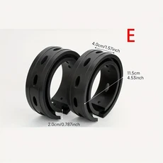 범용 모터 고무 충격 흡수 장치 자동차 스프링 섀시 소음 및 서스펜션 쿠션 패드 2개 세트, 02 E