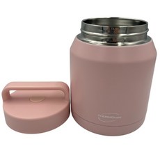 THERMOcafe' 650ml 不銹鋼真空保溫食物罐, 櫻花粉, 1個