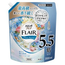 Kao 花王 Humming Flair 衣物柔軟精 花香協奏曲 補充包, 1個, 2000ml