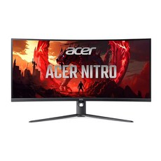 Acer Nitro 34” 1500R 21:9 Curved Zero-Frame QHD 3440 x 1440 Gaming Monitor | AMD FreeSync Up to 18, Acer Nitro 34” 1500R 21:9 Curv