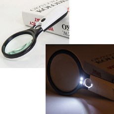 학교 과학시간 관찰 교구 LED 돋보기 2.5~45배율