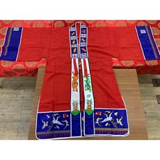 【鑫府城澤沁軒】超薄紗道袍 紅色