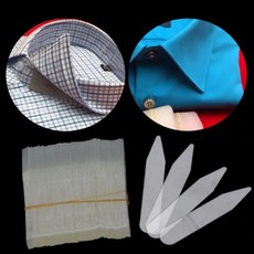 Themoreshop 와이셔츠 남방 셔츠깃 보강재 카라 보강 세우기 클립 고정핀, 20개