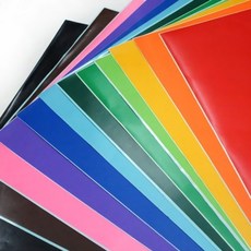 더플랜 칼라시트지 4절 진보라 380x500mm 화방문구, 색상