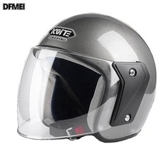 DFMEI 專供頭盔男女通用四季電動車頭盔半盔騎行頭盔安全帽代發, 1個, 本田灰色:均碼
