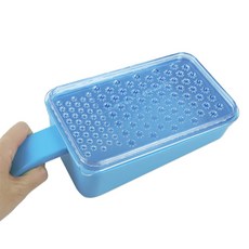 모쿠모쿠 손잡이 강판 아기과일강판