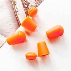 헤세드 2p) 컬러 끈 마감벨 벨 스토퍼, 1세트, 오렌지