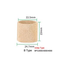 Airtac 공압 공기 압력 게이지 계량기 PT1 스텐트 구리 AF2000 AF3000 다리미 PT1 필터 Y40 Y50 카트리지 요소, 2pcs, Airtac B type