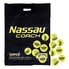 낫소 연습 테니스공 훈련공 코치볼 50PCS, 라임그린, 50개