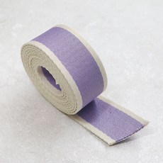 SW 2마) 38mm 배색라인 웨이빙끈(7컬러) 가방끈, 1개, 연보라