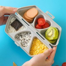 삼각김밥틀 6구 주먹밥 키트+도시락통 사용 L343, 1개