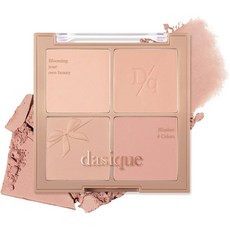 dasique 四色腮紅盤, Muted Nuts, 1個