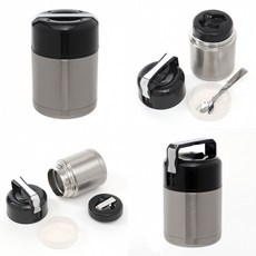 800ml 실버 죽보온통 보온국통 보온죽통