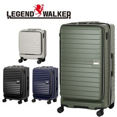 LEGEND WALKER 5208 上掀 側開可擴充拉鍊煞車箱, 綠泥石,73/29吋, 1個