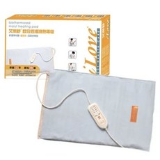 艾樂舒 濕熱電毯-四段溫控 數位恆溫 肩型 腰背型, U390腰背型14x27", 淺藍, U390