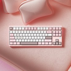 [국내정품] WOB CRUSH80 풀알루미늄 유무선 블루투스 게이밍 기계식 키보드 극지해축 핑크, CRUSH 80 (정품), 독자규격 스위치
