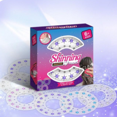 Shining Bling Bling 다이아몬드 장식기 머리꾸미기 DIY 파티 소품 세트, 다이아몬드 리필, 1개