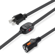 群加延長線 3P 安全鎖 一對一延長中繼線 過載自動斷電電源開關-TZ13L系列--迅睿生活, 1個, 3m, TZ13L030