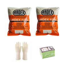 아덱스 FG4 고탄성 방수 줄눈 시멘트 시공세트, 밤부색, 2개