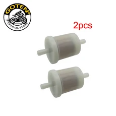 호환 2개 Kubota 12581-43012 OEM 인라인 디젤 가솔린 연료 필터 어셈블리 유니버설