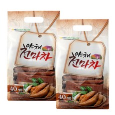 동일 야채천마차 40T x 2개 / 야채스프 천마차, 40개입, 22g
