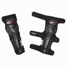 KOMINE SK-490 外穿式摩托車護膝 機車騎士防摔護具，快速穿脫，透氣舒適, black