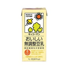 기꼬만 두유 무가당, 1L, 9개