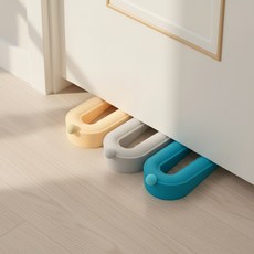 살림단짝 PVC 문콕방지 문닫힘방지 방문고정 도어 스토퍼, 1세트, 혼합색상