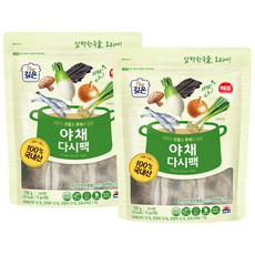 해표 야채 다시팩(15g 10입) x 2개 / 육수 국물팩, 15g